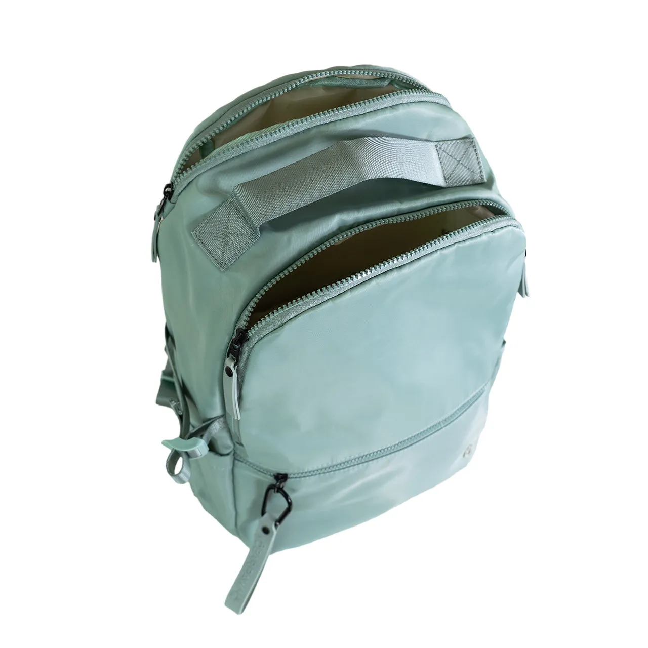 Sporty Nylon Square Backpack Sage