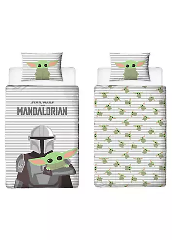 Star Wars The Mandalorian Grogu Single Duvet Cover Set | Kaleidoscope