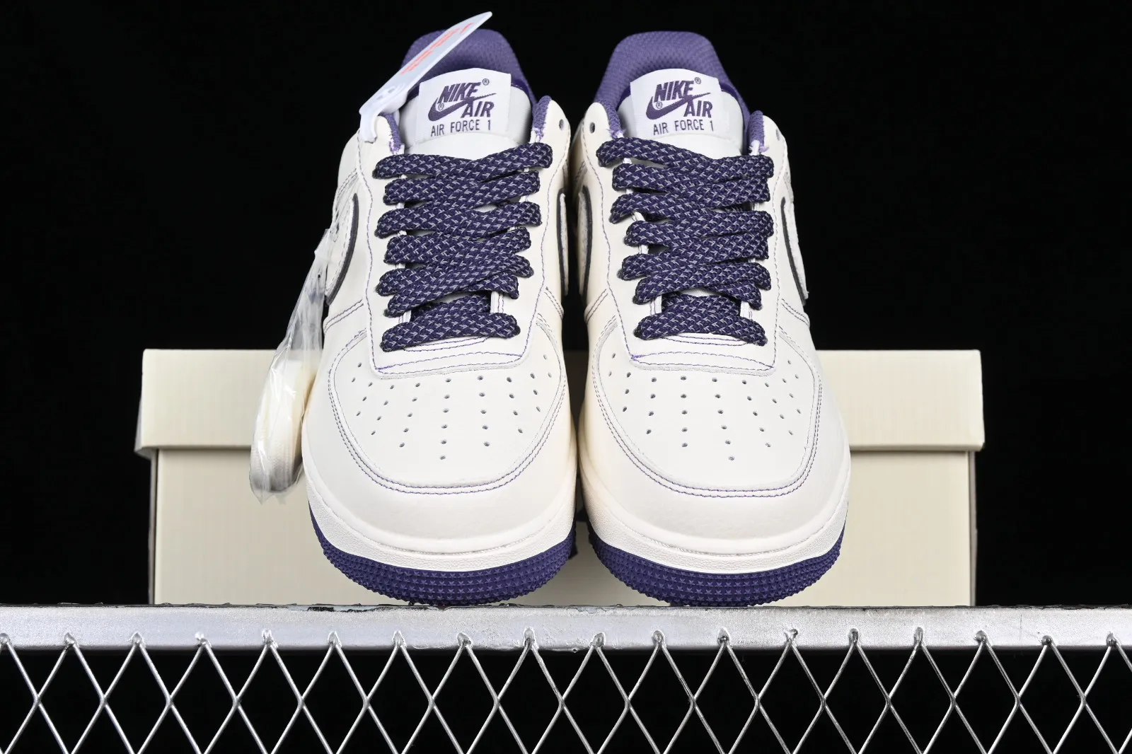 Stussy x Nike Air Force 1 07 Low Off White Purple UN1635-222