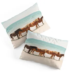 Summer Beach Horses Pillow Shams (DS) DD