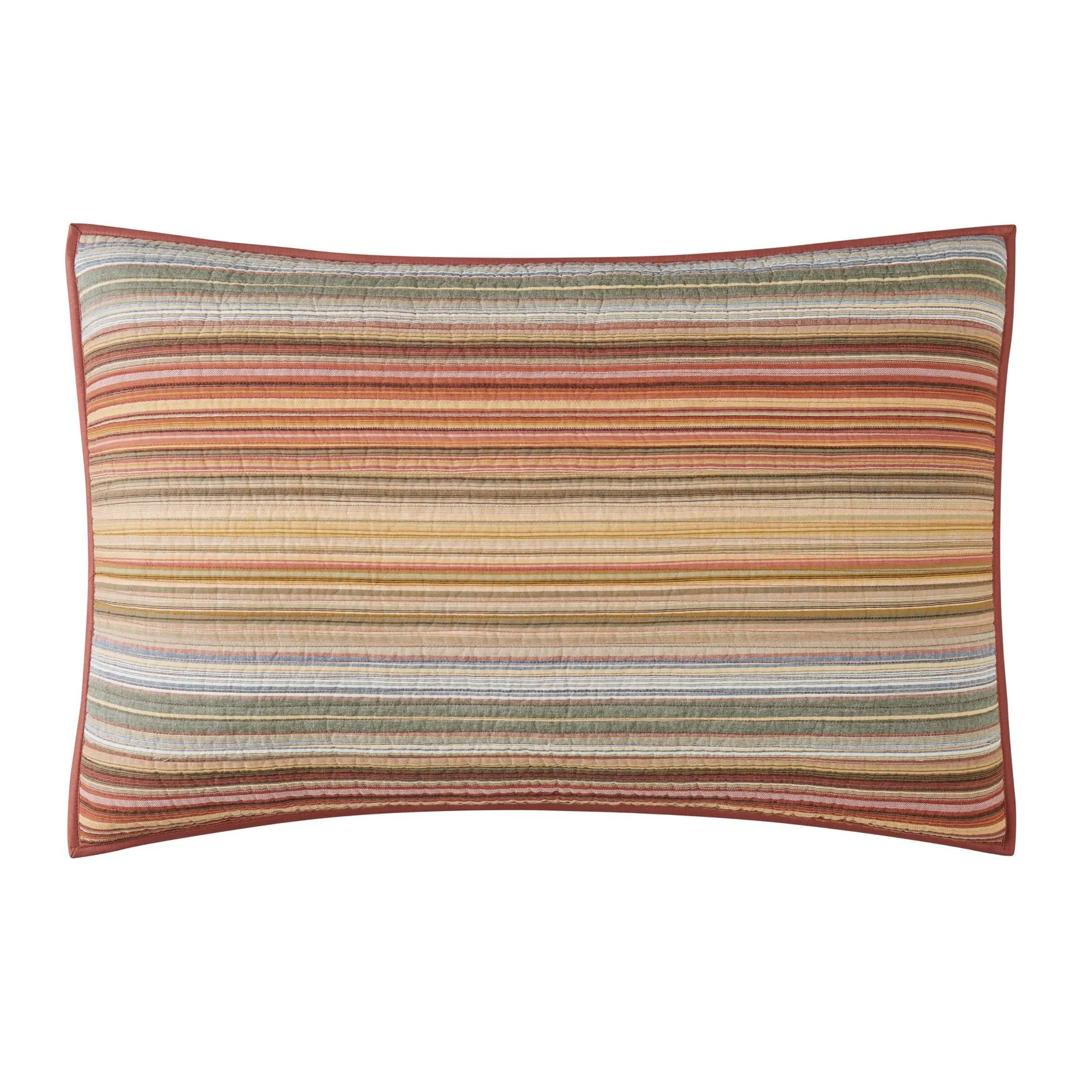 Sunset Stripe Yarn Dye 3 Piece Quilt Set