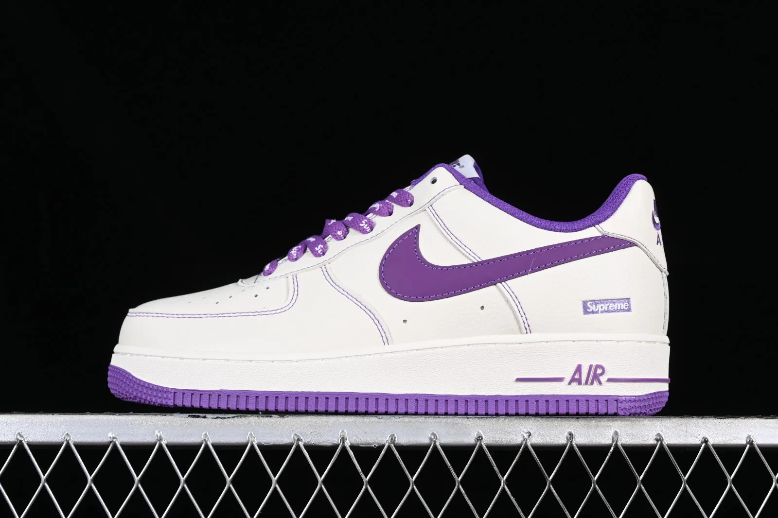 Supreme x Nike Air Force 1 07 Low Off White Dark Purple SU0220-012