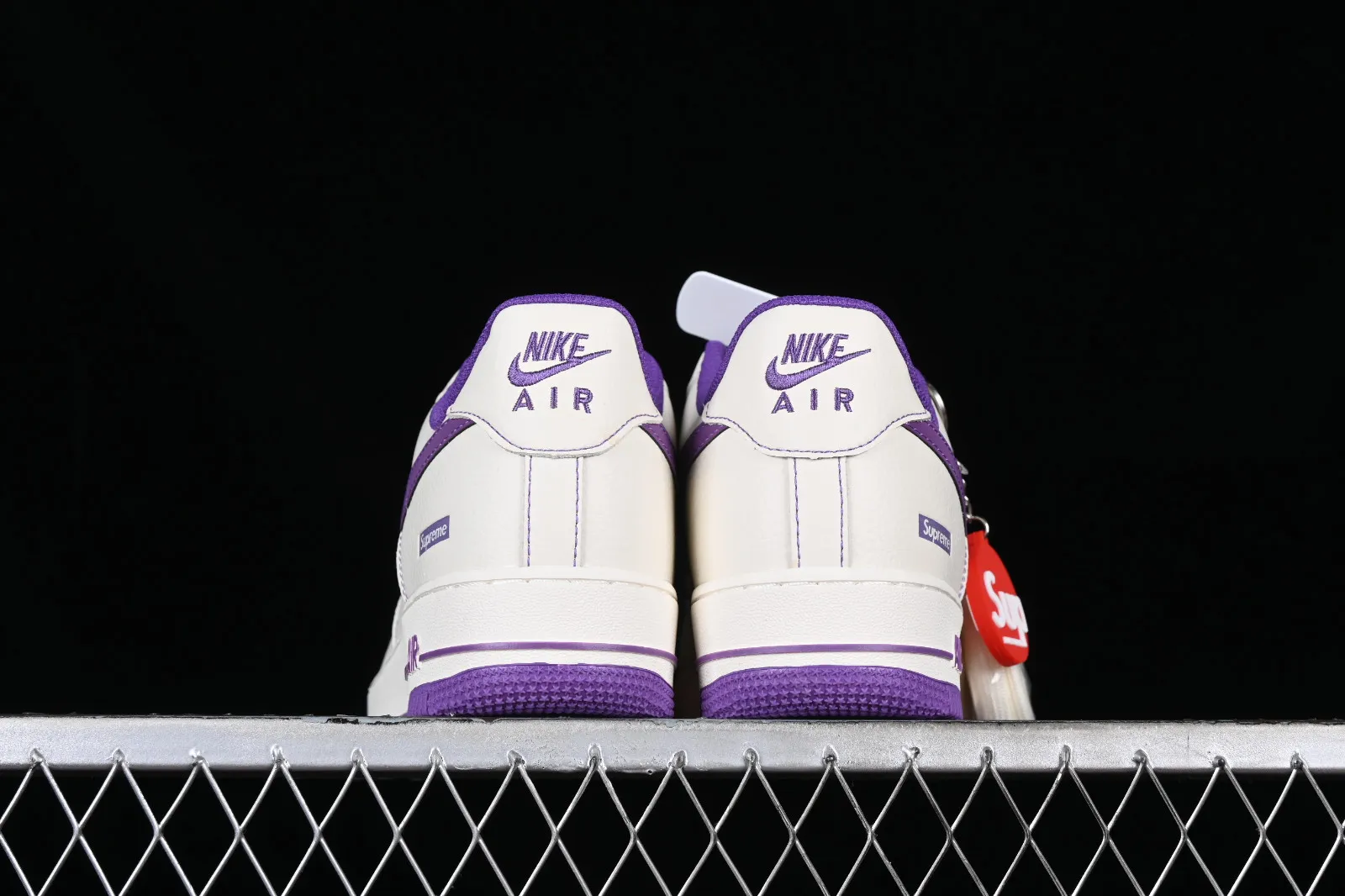 Supreme x Nike Air Force 1 07 Low Off White Dark Purple SU0220-012