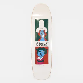 Tired Skateboards - 8.625” Donny Shape Sad Faces Skateboard Deck