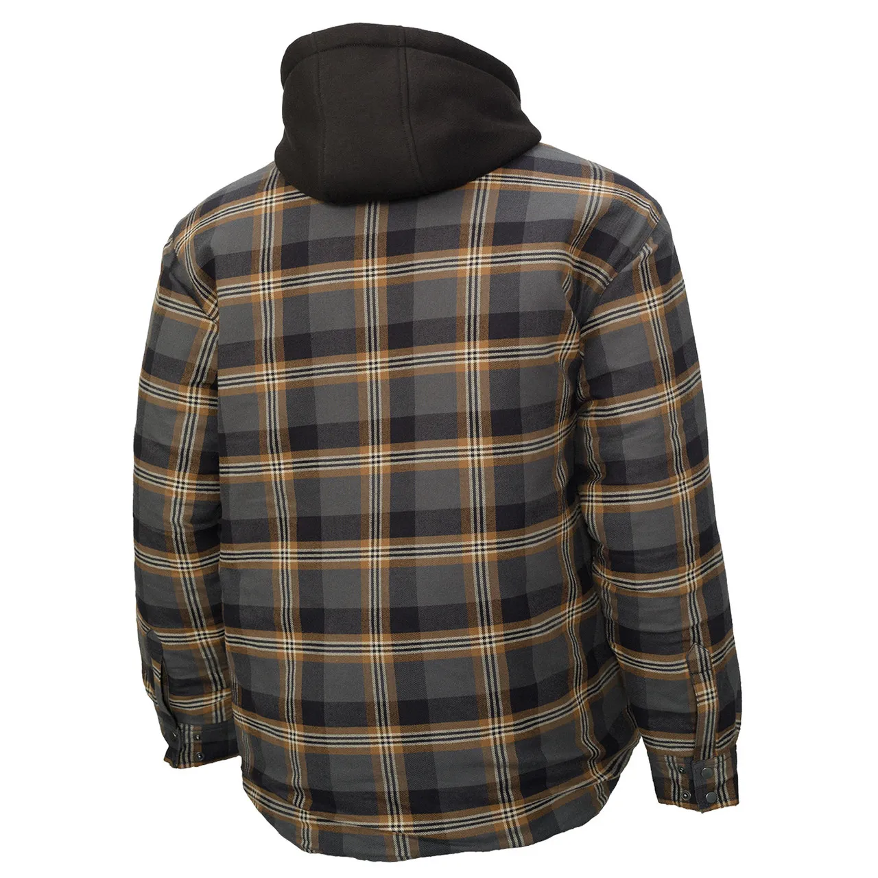 Tough Duck Quilt Lined Hooded Flannel Jac-shirt WS06