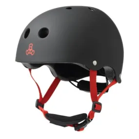 Triple 8 Lil 8 Certified Youth Black Red Helmet