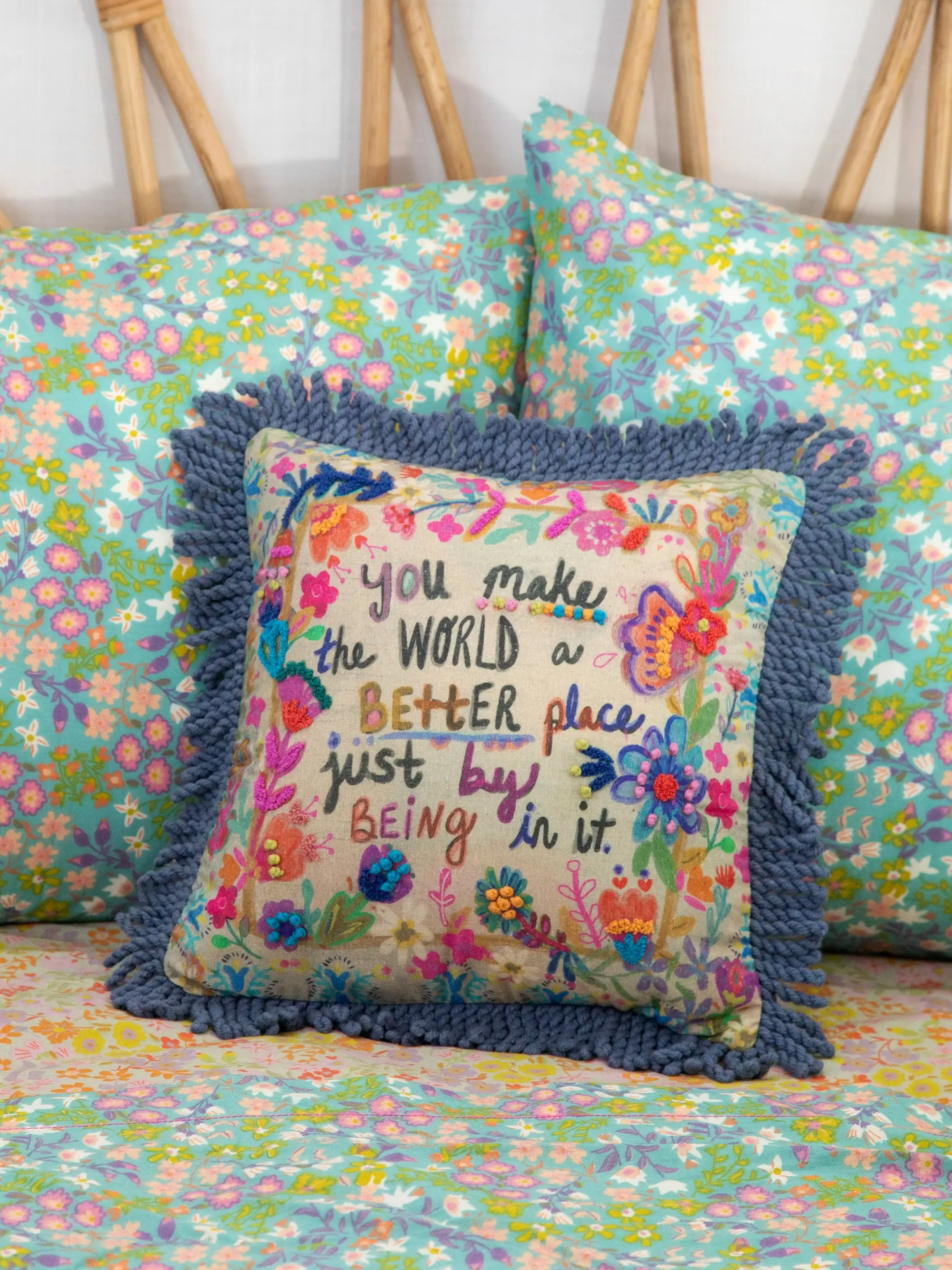 Tufted Boho Pillow - World Better