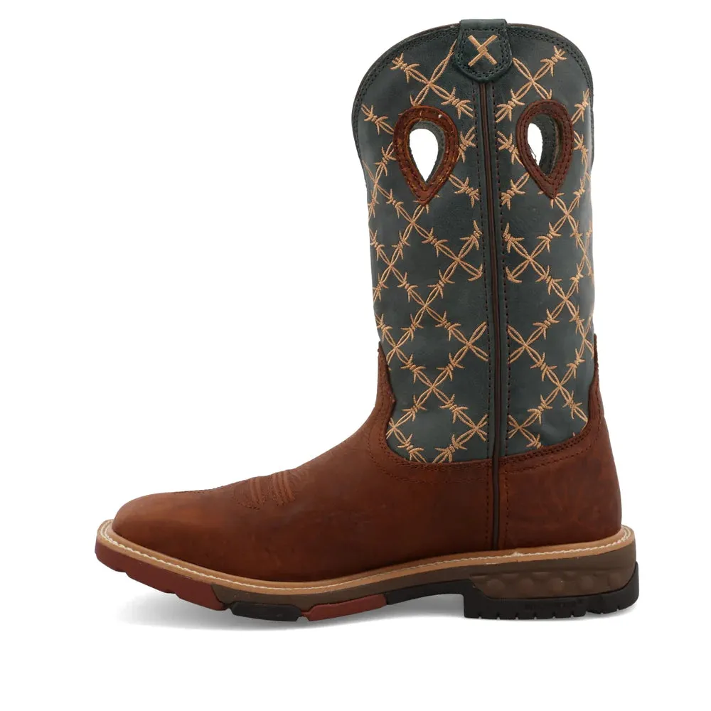 Twisted X Men's 12 Soft Toe Pull On Work Boot