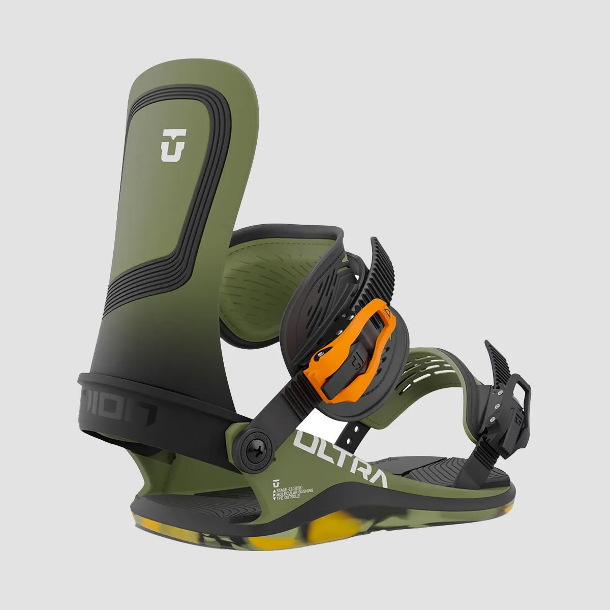 Union Ultra 2024 Snowboard Bindings Army Green