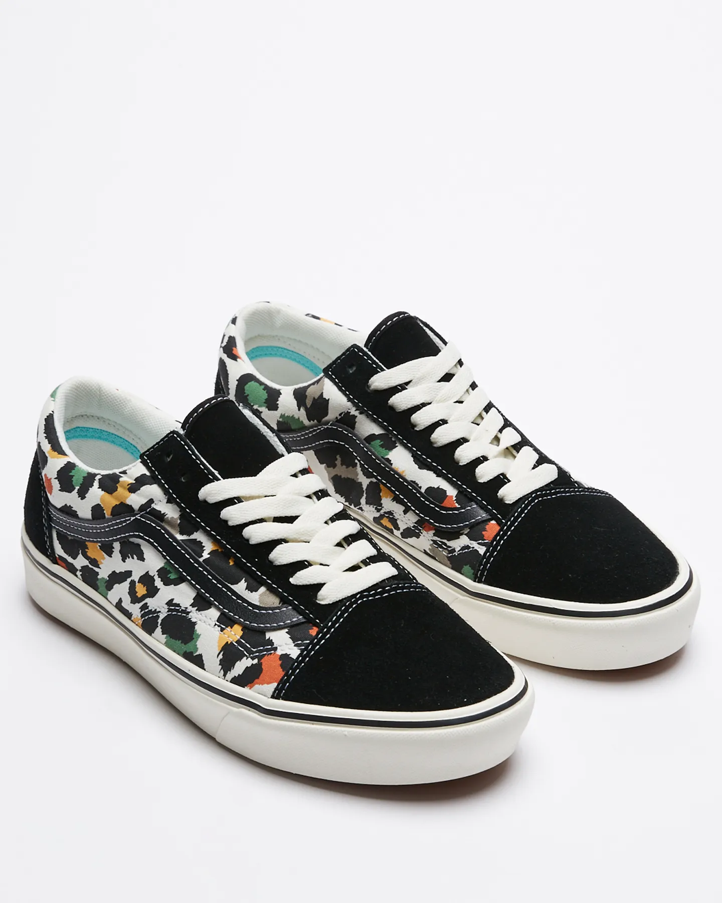 Vans Comfycush Old Skool Leopard Pop - Black Multi | SurfStitch