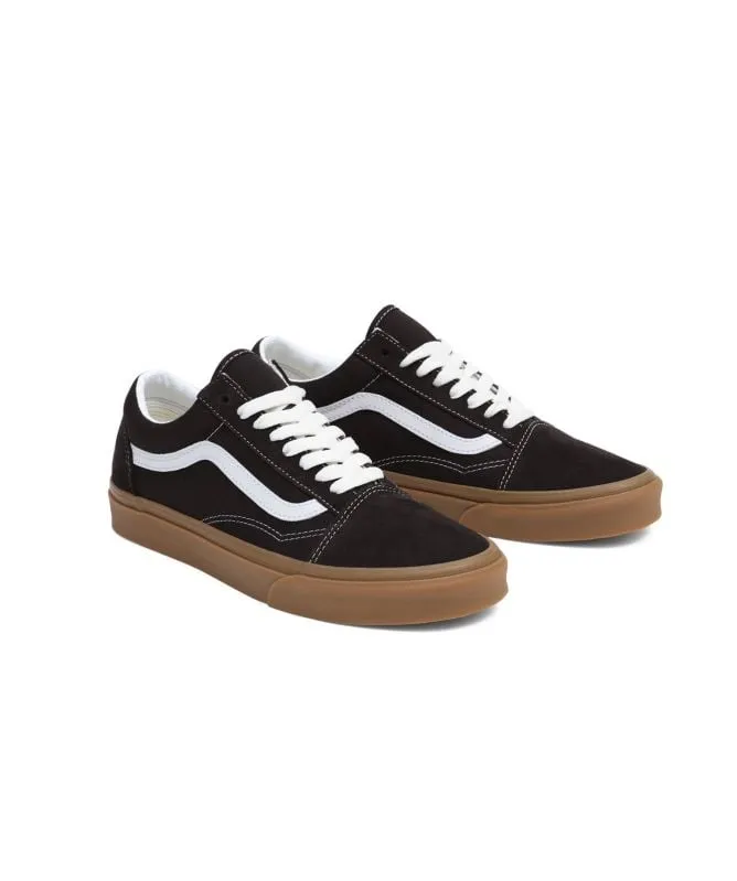 Vans Gum Old Skool Trainers | Black