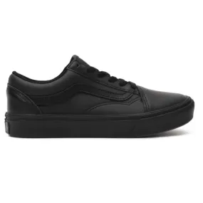 Vans Kids Comfycush Old Skool Black Lace Trainer