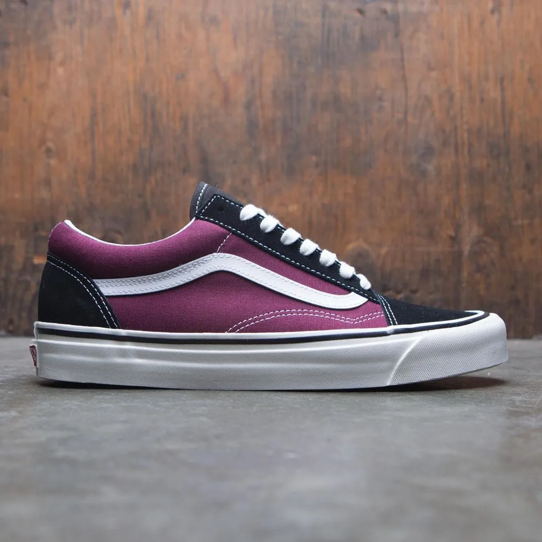 Vans Men Old Skool DX - Anaheim (burgundy / white / black)