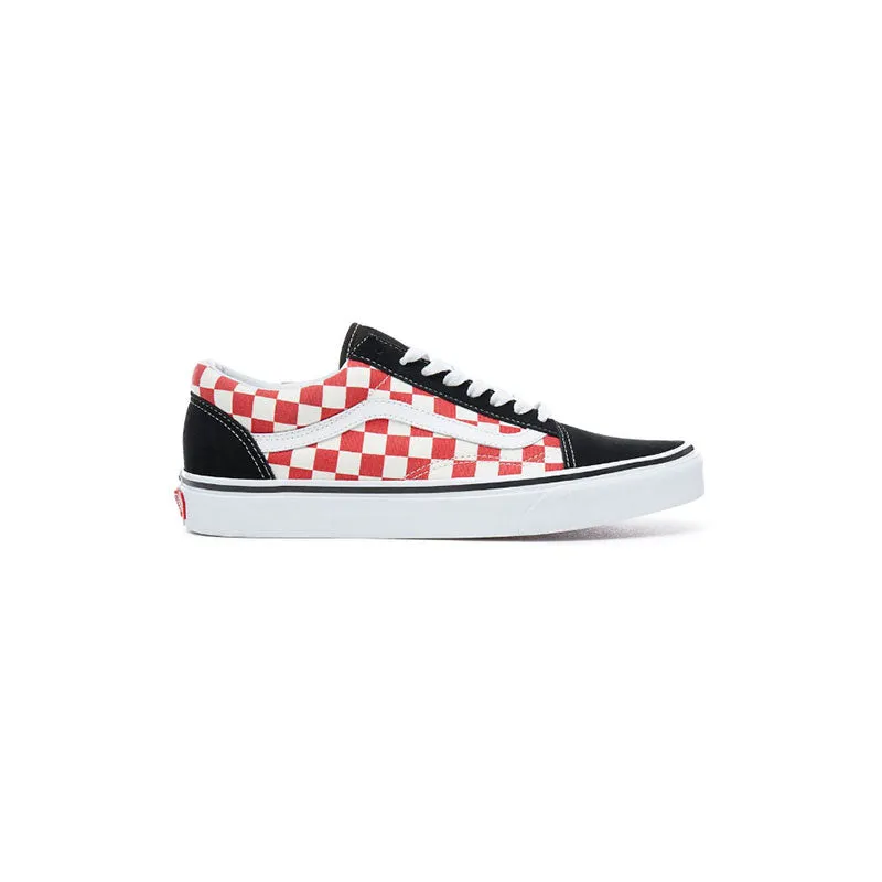 VANS Old Skool - Checkerboard Black / Red