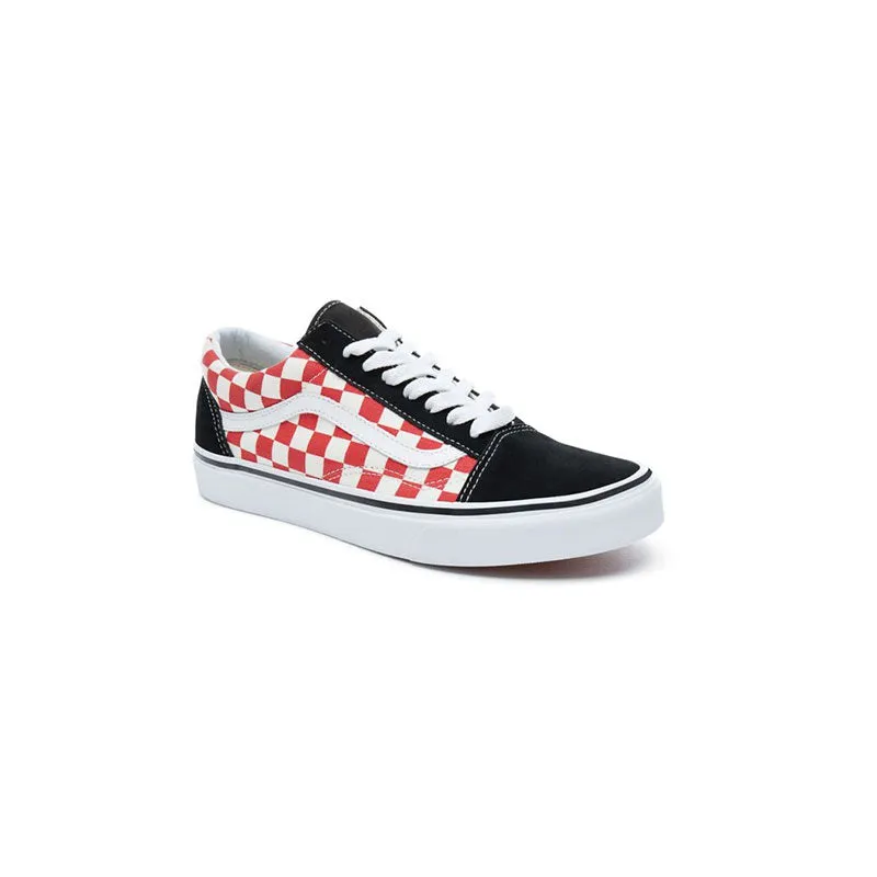 VANS Old Skool - Checkerboard Black / Red