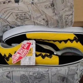 Vans Old Skool x Peanuts Charlie Brown Yellow/Black Good...