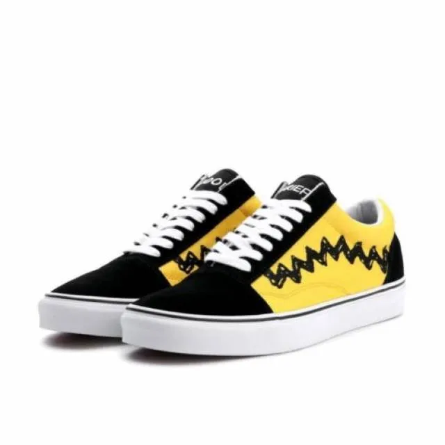 Vans Old Skool x Peanuts Charlie Brown Yellow/Black Good...