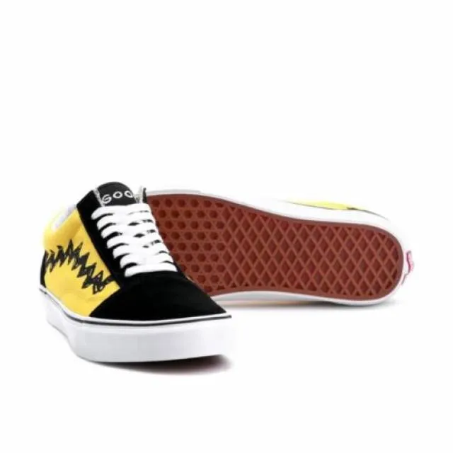 Vans Old Skool x Peanuts Charlie Brown Yellow/Black Good...