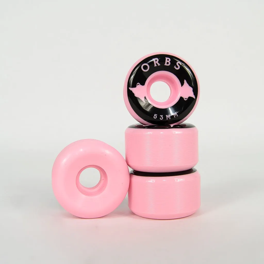 Welcome Skateboards - 53mm (99a) Orbs Specter Solids Wheels - Pink