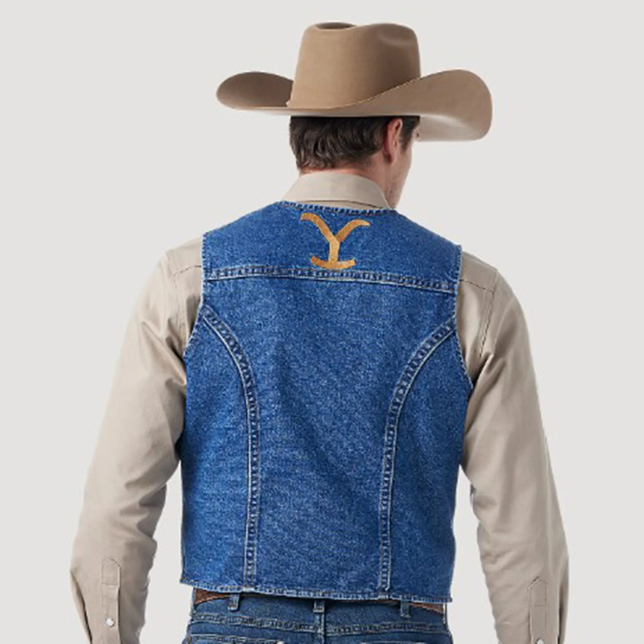 Wrangler Denim Yellowstone Vest