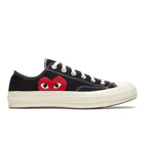 x CDG Play CHUCK TAYLOR LOW Black