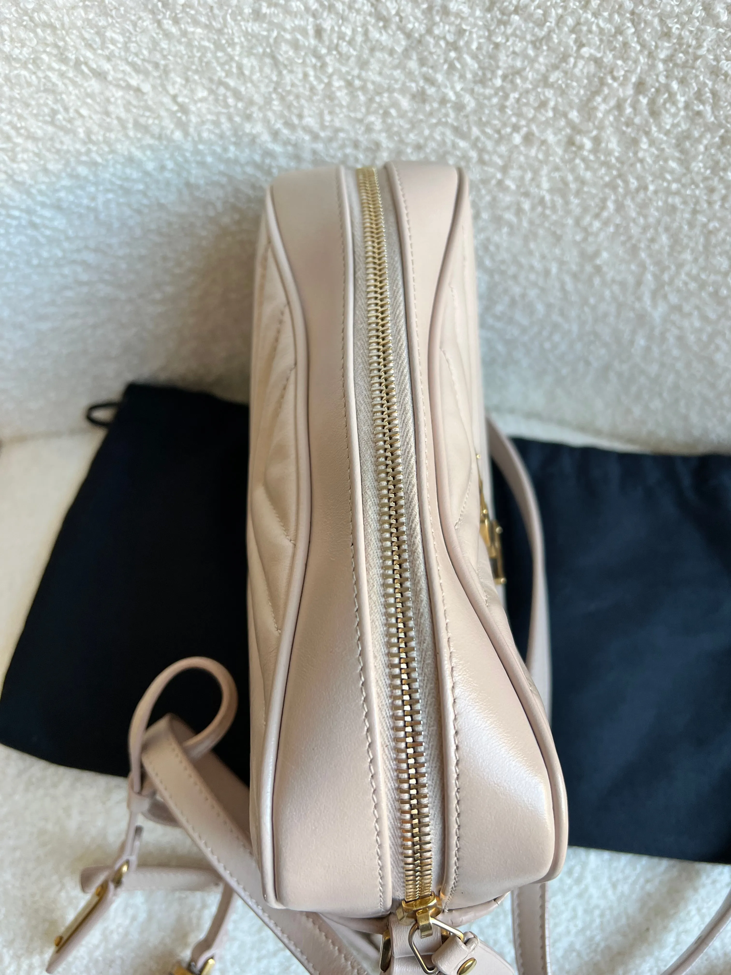 Yves Saint Laurent (YSL) Pink Lou Camera Bag