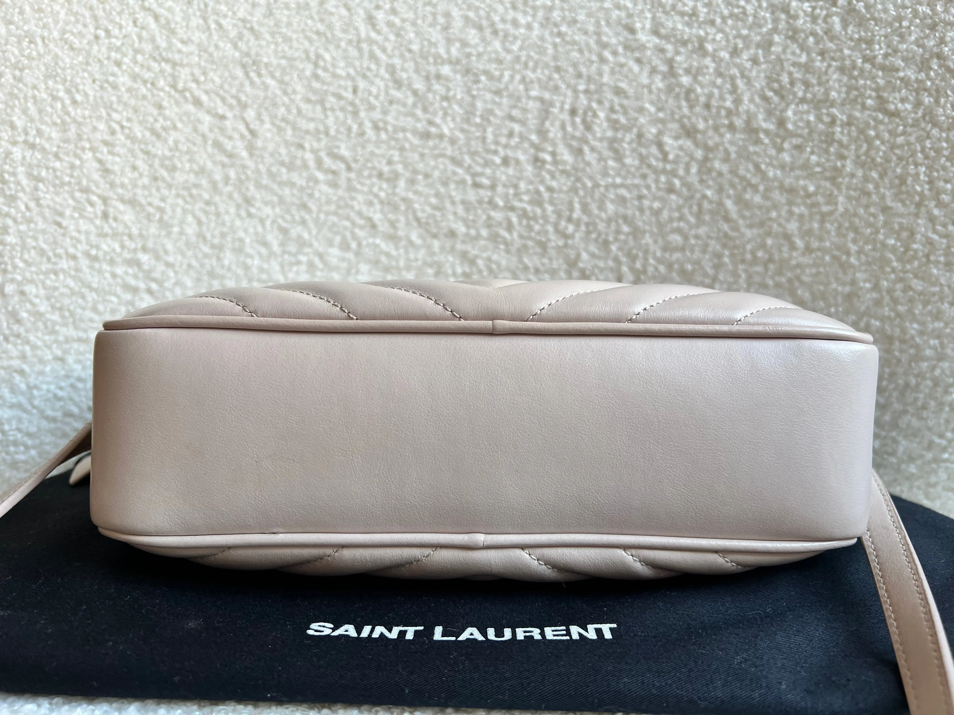 Yves Saint Laurent (YSL) Pink Lou Camera Bag