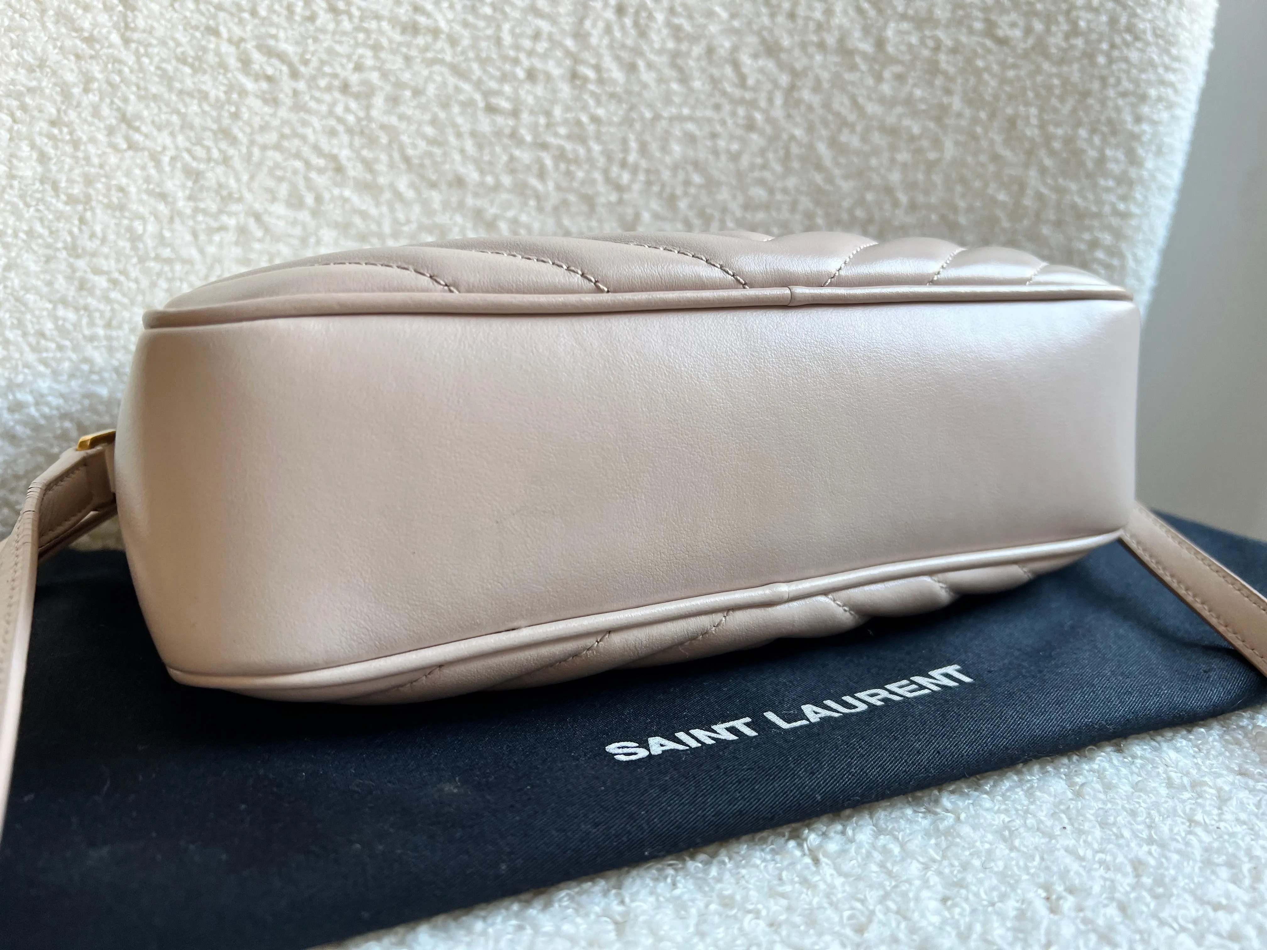 Yves Saint Laurent (YSL) Pink Lou Camera Bag