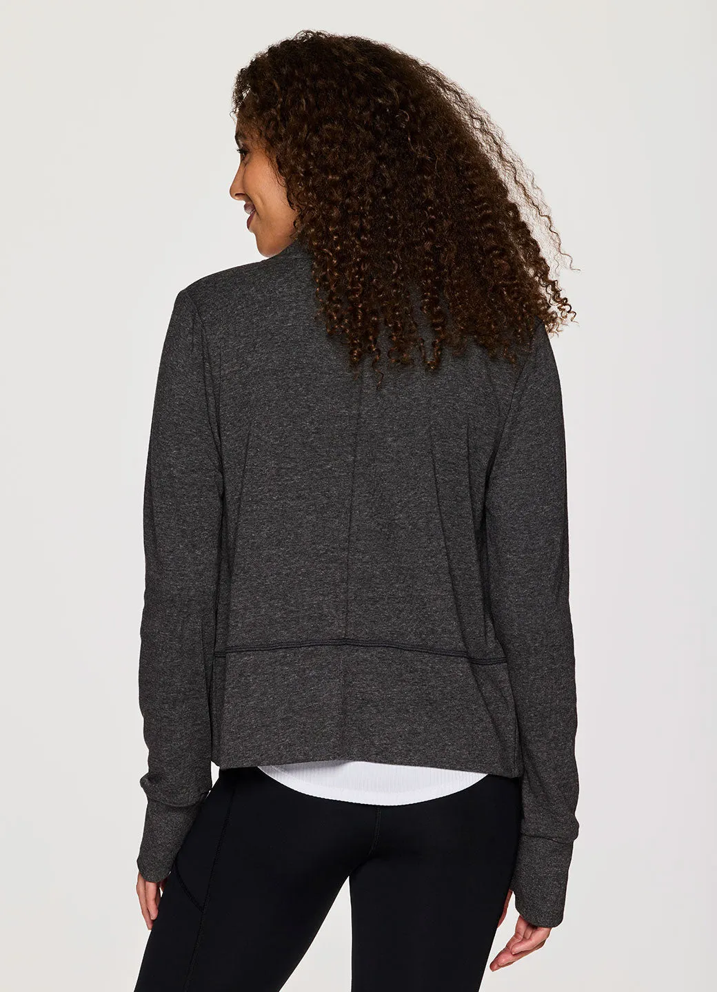 Zen Cropped Open Cardigan