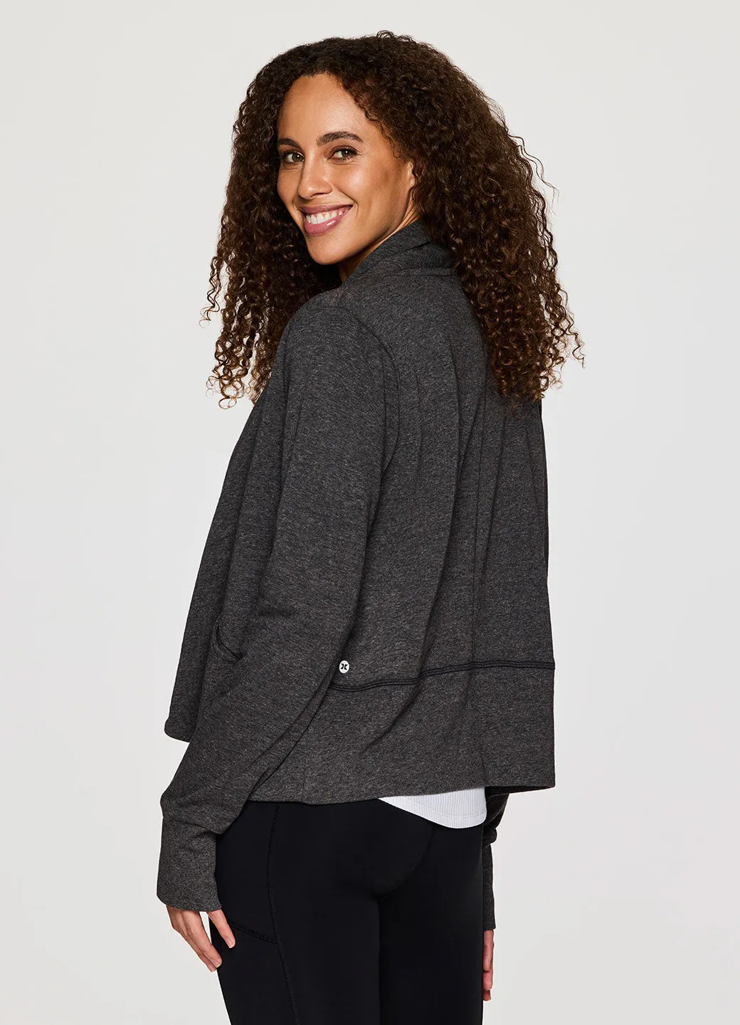 Zen Cropped Open Cardigan